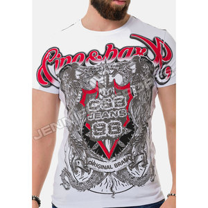 Camiseta Casual para Hombre con Estampado Personalizado, 240 Gramos, 100% Algodón, Corte Regular, Transpirable, de Secado Rápido, Precio al por Mayor - Product Image 3