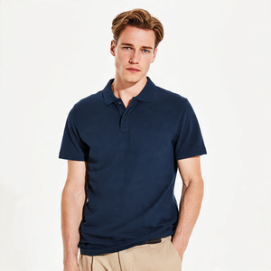 Camiseta Polo de Verano 100% Algodón para Hombre, Manga Corta, Ligera, Transpirable y Resistente al Viento - Product Image 1
