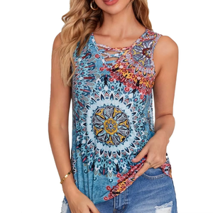 Nuevo Estilo, Precio Bajo, Camiseta sin Mangas para Mujer, Talla Grande, Ropa Deportiva, Camiseta sin Mangas de Secado Rápido para Mujer - Product Image 1