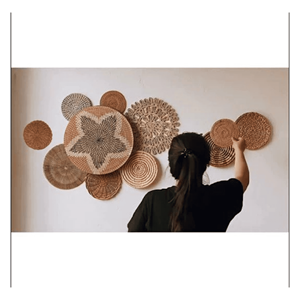 Decoración de pared estilo bohemio de fibra de algas marinas tejida para realzar el estilo decorativo y la decoración de paredes interiores, hecho en Vietnam. - Product Image 6