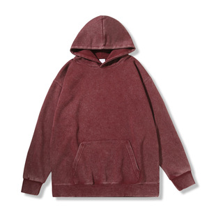 Premium 100% Cotton Men's <b>Hoodie</b> <b>Plain</b> Blank Pullover Sweatshirt - Product Image 3