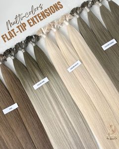 Extensions de cheveux à pointe plate en kératine en gros, extensions de cheveux à double trame, mèches de cheveux naturels noirs, extensions de cheveux bruts vietnamiens - Product Image 5