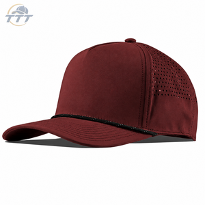 Gorra de Golf Personalizada con Corte Láser, Fabricante de Vietnam, Venta al por Mayor, Gorra Transpirable de 6 Paneles, Parche de Goma con Logotipo, Ajustable, OEM, ODM, Fábrica de Gorras - Product Image 4