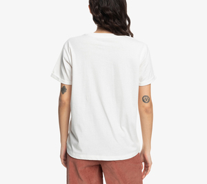 Camiseta Blanca de Cuello Redondo y Manga Corta para Mujer, Corte Holgado, Color Sólido, Tejido Transpirable, para Uso Casual de Verano, Precio Bajo - Product Image 2