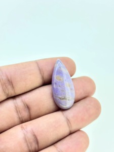 Piedra Preciosa Natural de Jade Lavanda con Corte de Pera, Calidad AA, Piedras Sueltas para Joyería, Venta al por Mayor, Tamaños Variados Disponibles - Product Image 2