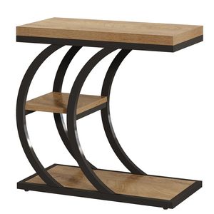<b>Storage</b> Rack Side <b>Table</b> with Tea Coffee or Sofa <b>Table</b> Functionality <b>Console</b> <b>Tables</b> - Product Image 5