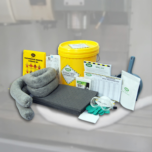 20L Universal Spill Kit with Pail | Industrial Spill Control Kit for Oil, Water & Chemical Absorbent - Product Image 1