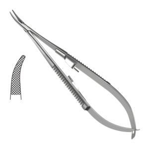 Portaagujas Castroviejo de Mandíbula Fina, Instrumento Quirúrgico de Sutura para el Manejo Preciso de Agujas en Oftalmología y Cirugía Reconstructiva - Product Image 6