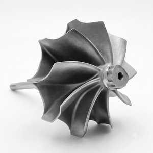 Rueda y Eje de Turbina para Turbocompresor TD06SL2, 54×61.5mm, 9 Aspas, Cojinete de Rodamiento, para Reparación o Reemplazo - Product Image 1