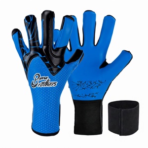 Gants de gardien de but professionnels BB Green avec injection de caoutchouc noir – Gants de gardien de but de football antidérapants à forte adhérence - Product Image 3