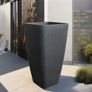 Pot à fleurs en béton du Vietnam, léger et durable, en béton fibré, pour jardin, extérieur, usage domestique - Product Image 1