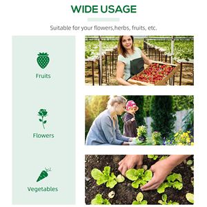 Mini serre portable 4 x 2 x 2 avec couverture en PE et fenêtres à fermeture éclair pour utilisation en intérieur/extérieur, petite serre de jardin - Product Image 5