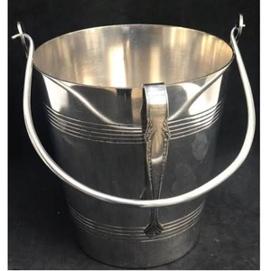 Seau à glace galvanisé de haute qualité, design dernier cri, pour centre de table, seau à vin et à bière à prix abordable - Product Image 4