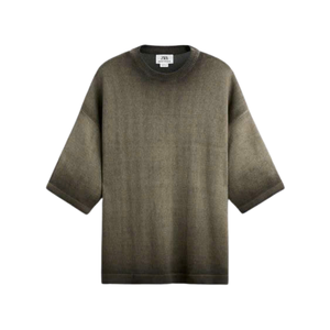 Logotipo personalizado Gráfico de Halloween Algodón pesado Oversize Lavado ácido Estilo otoño Camiseta Borde cortado con láser - Product Image 4