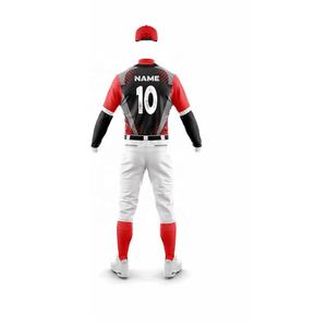 Jersey de béisbol transpirable sublimado personalizado con logotipo de equipo y diseño de números conjuntos de uniformes de softbol deportivo - Product Image 6