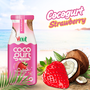 Fabricante de etiqueta privada de coco de fresa de 280ml/OEM/ODM al por mayor, muestra gratis, lista para beber - Product Image 3