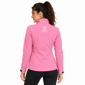 Veste softshell pour femme personnalisée, imperméable, coupe-vent, vêtements de travail en plein air, veste OEM ODM, étiquette privée, uniforme d'entreprise pour femmes - Product Image 4