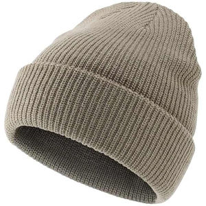Bonnets en tricot jacquard personnalisés à revers pour l'hiver, pour marques de streetwear, vente en gros, fourniture en marque blanche - Product Image 2