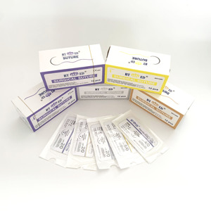 Linha cirúrgica absorvível da sutura estéril médico descartável com material de PGA PDO <span class=keywords><strong>PGLA</strong></span> para estudantes Animal Dental Pet - Product Image 5