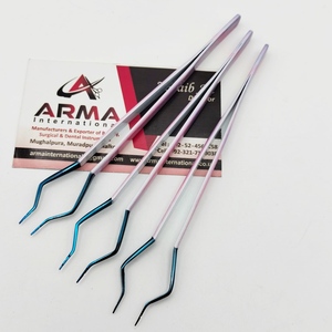 Pinces à épiler en acier inoxydable pour extensions de cils, très vendues, avec couleur et logo personnalisables, pointe précise et durable - Product Image 3