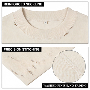 เสื้อยืดโอเวอร์ไซส์พิมพ์ลายตามสั่งสำหรับผู้ชาย ผ้าเจอร์ซีย์คอตตอน 100% แขนสั้น คอกลม สไตล์สตรีท - Product Image 4