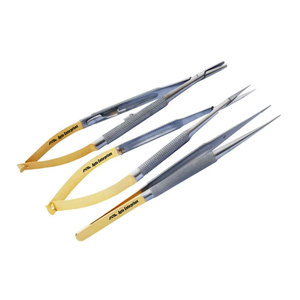 Juego de Microcirugía Profesional, Portaagujas con Punta de Carburo de Tungsteno y Tijeras Microquirúrgicas de Precisión, Alta Precisión - Product Image 3