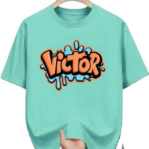 เสื้อยืดโออีเอ็มสั่งทำพิเศษ เนื้อผ้าหนา 100% ผ้าฝ้าย พิมพ์โลโก้ตามสั่ง ไซส์พลัส เสื้อยืดโอเวอร์ไซส์ผู้ชาย ปรับแต่งได้เต็มที่ - Product Image 1