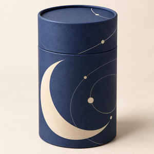 Boîte ronde en tube de cobalt personnalisée pour l'emballage de flacons de parfum - Product Image 4