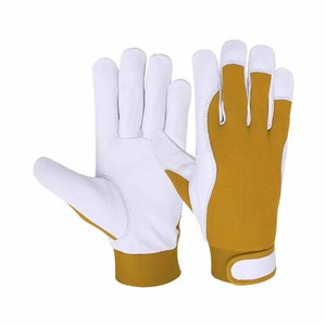 Gants d'assemblage en cuir de chèvre, résistants à l'abrasion et à la chaleur, doux et confortables, pour activités de plein air et jardinage - Product Image 5