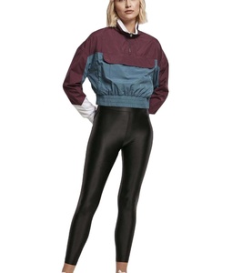 Top Deportivo Corto para Mujer, de Poliéster, Transpirable, Impermeable, Reflectante, Chaqueta Cortavientos para Actividades al Aire Libre - Product Image 3