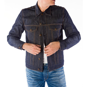 Fabricante de Chaquetas Vaqueras de Moda para Hombre, Chaqueta Vaquera de Algodón Vintage Personalizada, Proveedor de Etiqueta Privada al por Mayor OEM ODM - Product Image 1