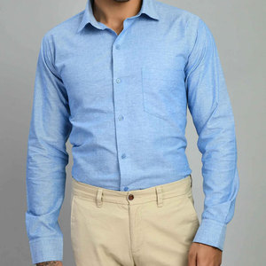 Camisa de algodón clásica para hombre, ligera, cómoda, para uso diario, de alta calidad, en oferta online. - Product Image 1