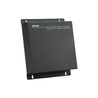 Caja de amplificador digital de montaje en pared Terminal de red Altavoz de audio Sistema de PA IP Altavoz Red Mini Terminal de pared