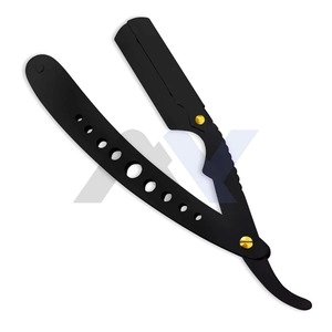 Ergonomic Stainless Steel <b>Straight</b> <b>Edge</b> Barber <b>Razor</b> Durable Precision Shaving Tool Classic Design Professional Grooming Salon - Product Image 1
