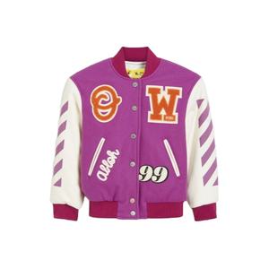 Veste universitaire personnalisée OEM pour hommes Veste Letterman élégante avec patch en chenille brodé pour étudiants - Product Image 1