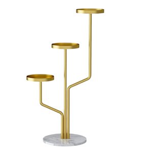 Soporte Metálico Moderno Nórdico con Recubrimiento en Polvo Verde para Decoración de Interiores de Sala de Estar, Estante de Exhibición de Plantas de Hierro de Lujo - Product Image 2