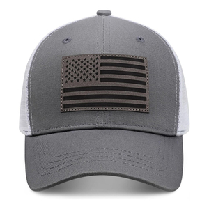 Gorra Trucker de Camuflaje con Parche de Bandera Americana, Ajustable, con Malla Trasera, Unisex, para Adultos, Estilo Casual, de 6 Paneles, para Exteriores - Product Image 4