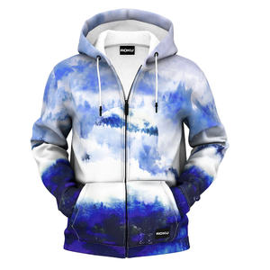 Sweat à capuche d'hiver unisexe à fermeture éclair colorée avec logo personnalisé pour hommes, femmes et enfants - Product Image 1