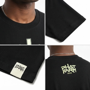 Custom Unisex Oversized Graphic T-<b>Shirt</b> 100% Organic Cotton O-Neck 280g Tubular Knit Streetwear Sustainable Heat Transfer <b>Vinyl</b> - Product Image 4