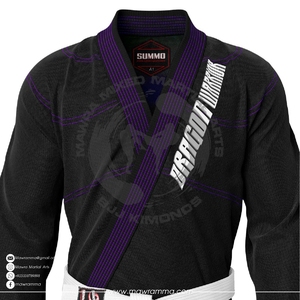 ชุดยิวยิตสูบราซิล Mawra Custom BJJ Kimono แบบซับลิเมชั่น ผ้าฝ้าย 100% ทอลายเพิร์ลวีฟ คุณภาพพรีเมียม ผลิตในประเทศปากีสถาน - Product Image 2
