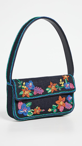 Bolsos de Almacenamiento Multiusos Hechos a Mano por Mujeres Banjara, Diseño de Sobre con Cuentas y Pedrería, Bordado Boho, Diseño de Lujo - Product Image 4
