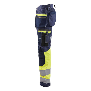 กางเกงทำงานสะท้อนแสงแบบ Hi-Vis ทนทาน มีกระเป๋าคาร์โก้ เหมาะสำหรับงานอุตสาหกรรม - Product Image 5
