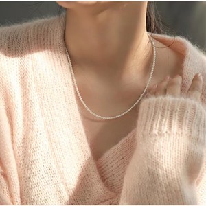 Collar de Perlas de Agua Dulce, Perlas Pequeñas de 3.5mm con Cadena de Plata S925, Collar Pequeño y Elegante de Moda - Product Image 5