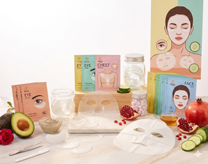 Mascarilla Facial de Biocelulosa con Vitamina C y Ácido Hialurónico para Rostro, Nariz, Pies, Manos, Cuerpo y Pecho - Cuidado de la Piel Multiusos para Todo Tipo de Piel - Product Image 1