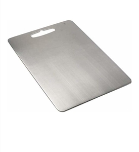 Planche à découper robuste en acier inoxydable pour la préparation de viandes, légumes et aliments, équipement de cuisine commerciale, vente en gros, exportation - Product Image 5