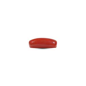 6 Carat Oval Cabochon Synthetic Red Coral Rutile Quartz Loose Gemstone Lot for Fine Jewelry - Product Image 3