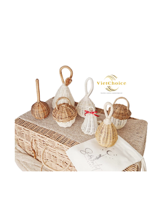 Nouvelles hochets pour bébés, jouets musicaux en rotin tressé à la main, avec un design en forme de poire scintillant, pour apaiser et divertir les enfants, cadeau - Product Image 5