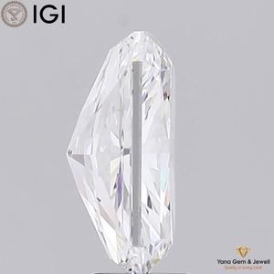 Diamante Cultivado en Laboratorio CVD Blanco Brillante de Corte Radiante de 6.00 Quilates, Color E, Claridad VVS2, Certificado IGI - Product Image 5