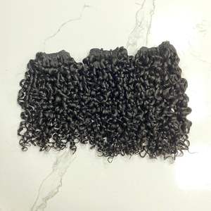 Cheveux afro bouclés au Vietnam-Cheveux humains bruts ondulés paquets de cheveux vendeurs en gros - Product Image 2