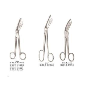 Ciseaux chirurgicaux réutilisables en acier inoxydable, instrument de précision pour couper les bandages, pour les applications médicales et de santé - Product Image 1